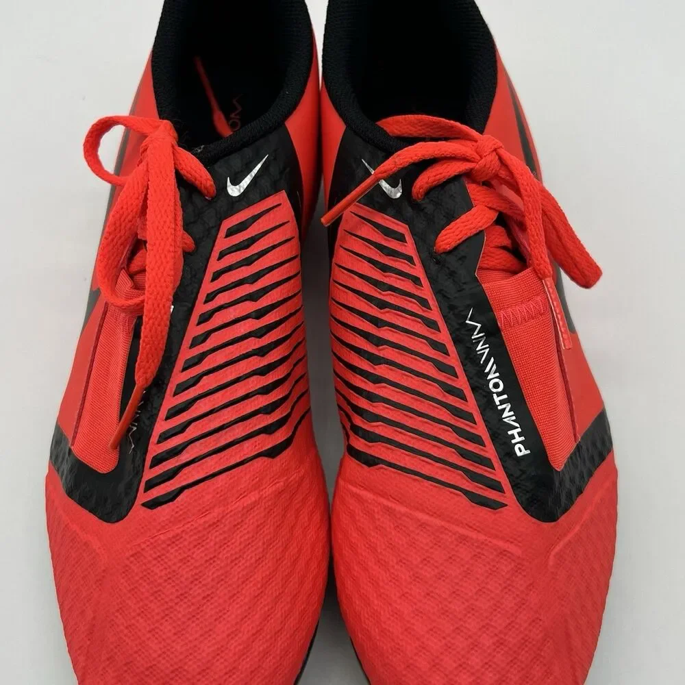 Nike Unisex Phantom Venom Pro FG Cleat Crimson/Bk Size 4.5 Y